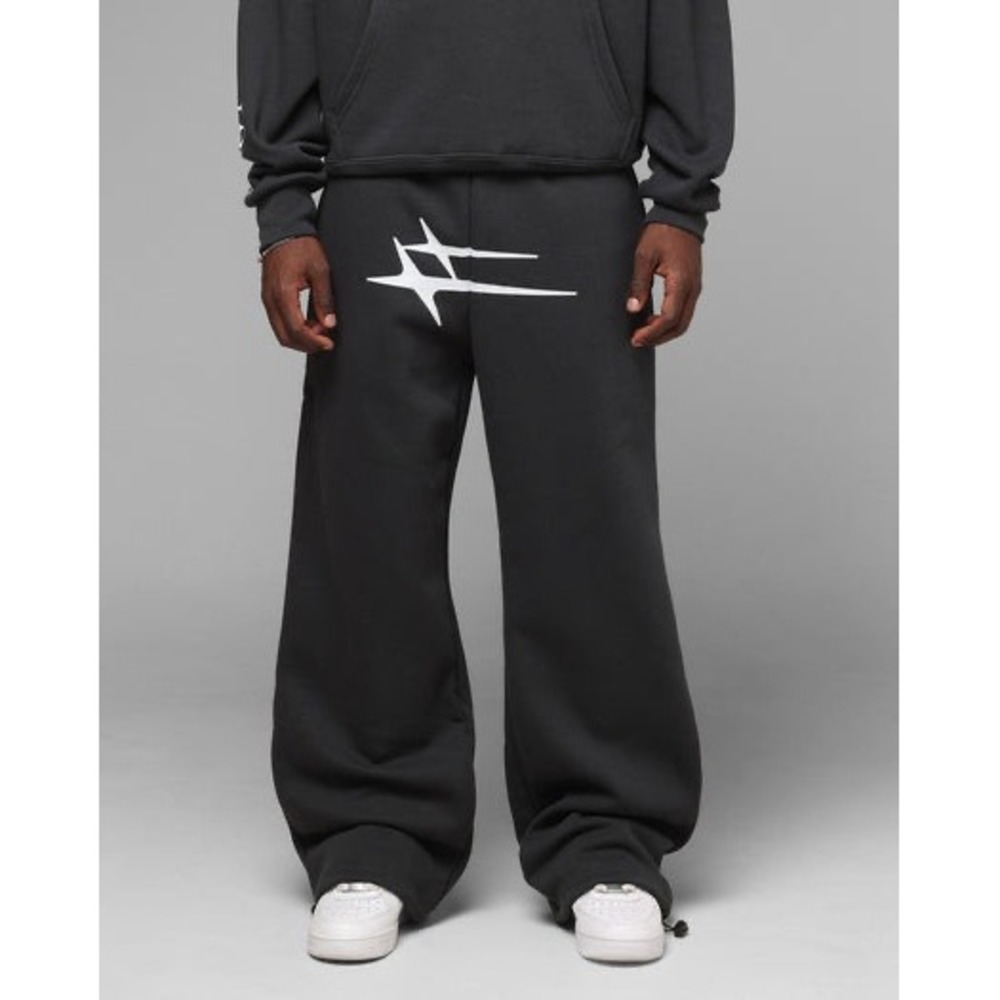 Loiter Hybrid Sweatpants Mens S charcoal Graphic Streetwear unisex athlesuire